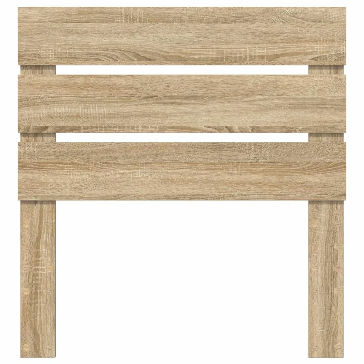 Headboard Rectangular Modern Engineered Wood Brown Sonoma Oak