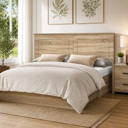 Headboard Sonoma Oak 100 cm Wall-Mounted Adjustable Height Engineered Wood