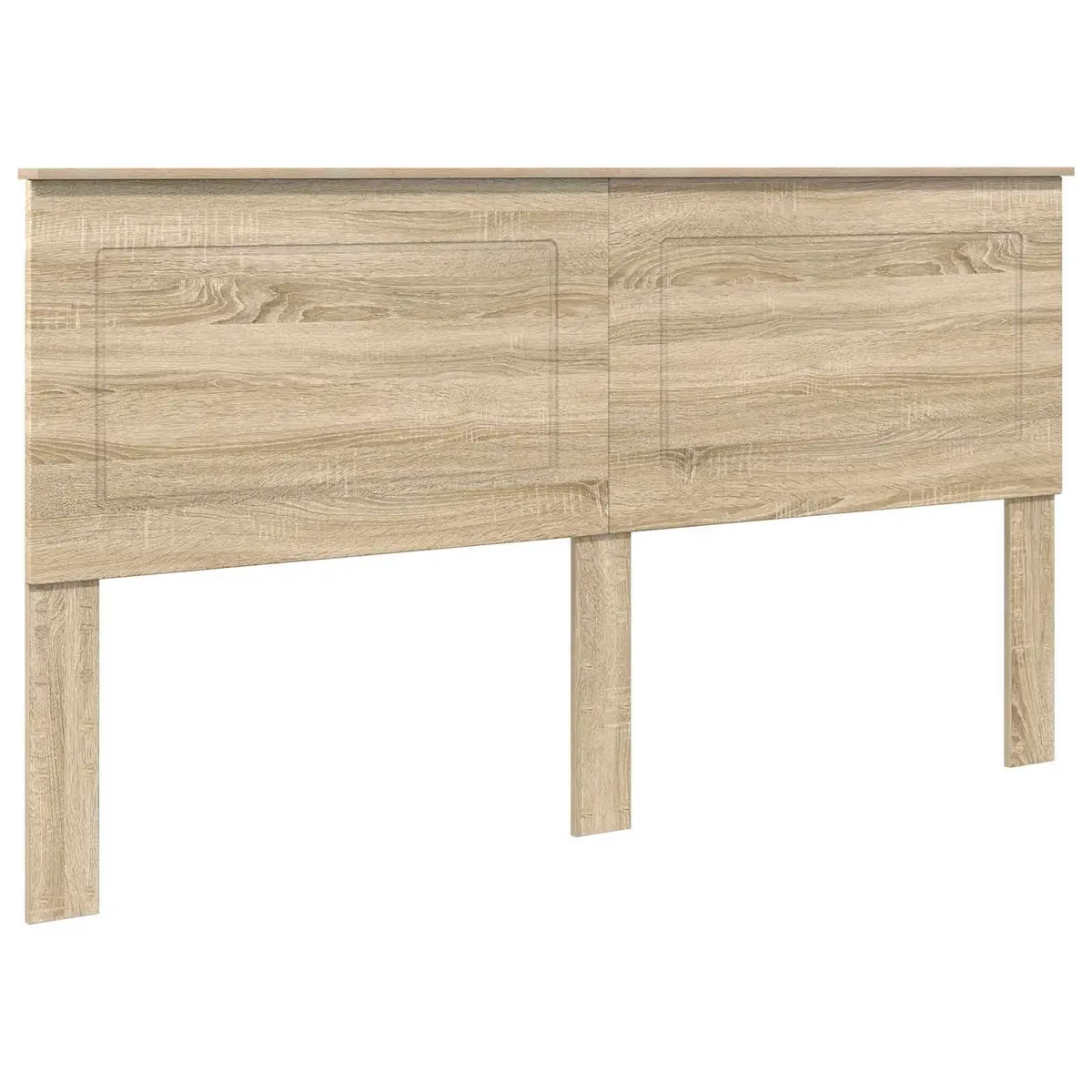 Headboard Wall-Mounted Adjustable Height 100 cm Sonoma Oak Engineered Wood