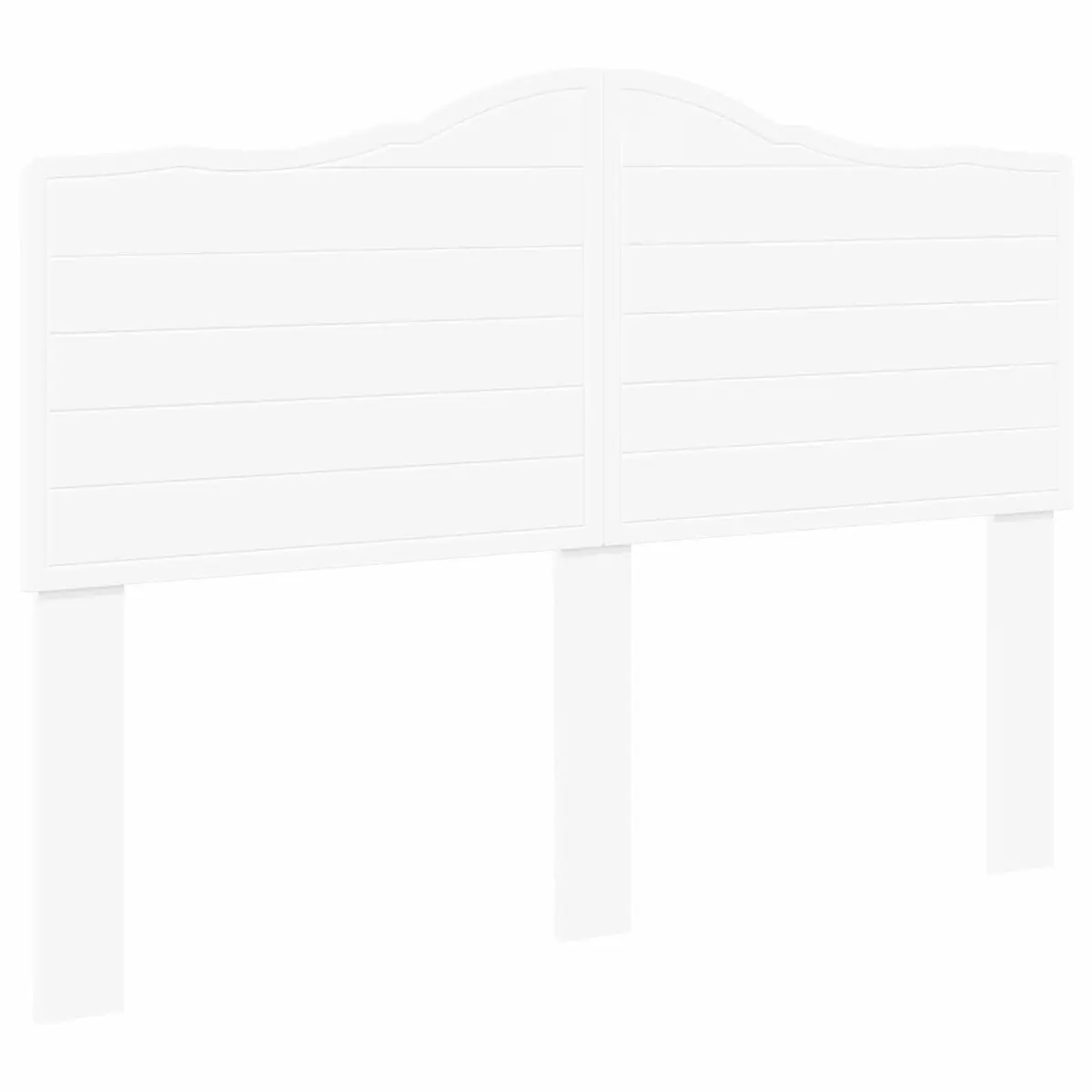 Engineered Wood Modern Headboard White Minimalist Wall Mounted Bedroom Furniture