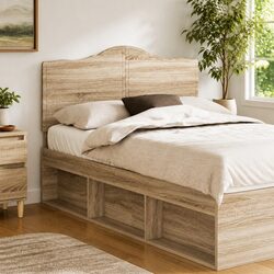 Headboard Sonoma Oak Engineered Wood Brown Modern Bedroom Furniture Minimalist