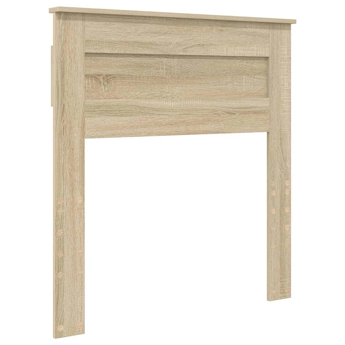 Brown Engineered Wood Headboard Modern Bedroom Furniture Contemporary Design