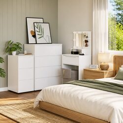 Storage Cabinet White 40 x 48 x 81 cm Engineered Wood Bedroom Living Room