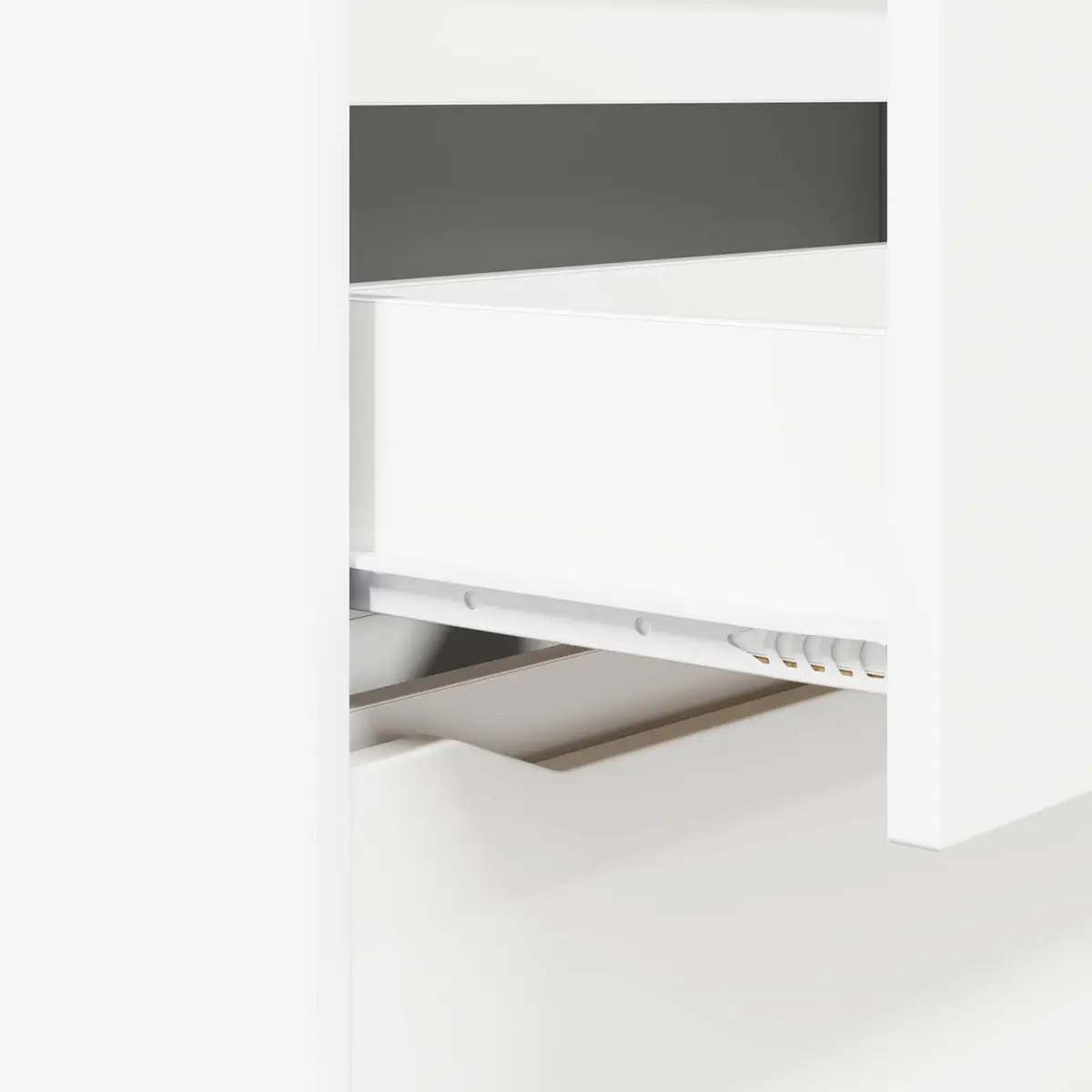 Storage Cabinet White Engineered Wood 40 x 48 x 81 cm