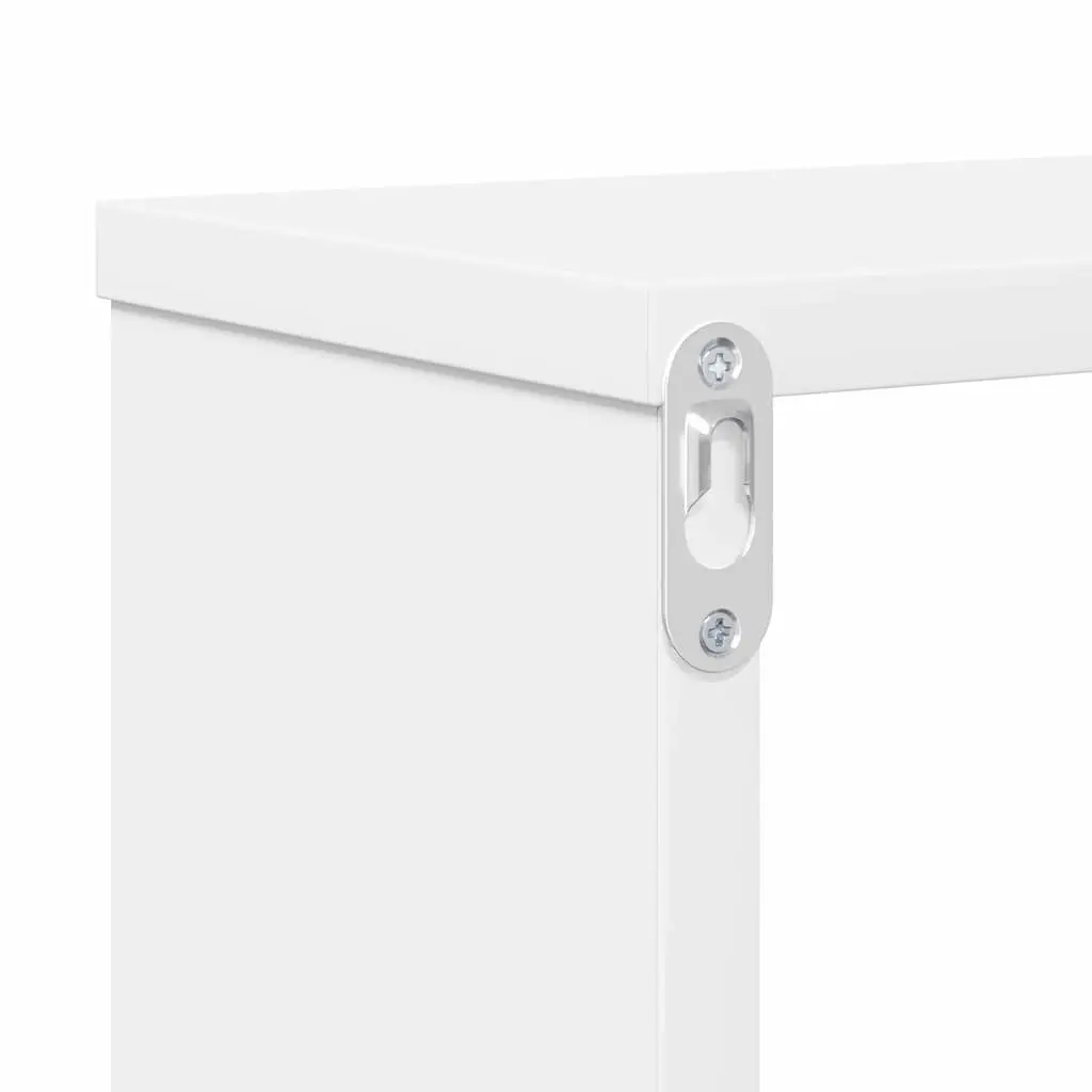 Wall Mounted TV Stand Engineered Wood Shelves 150x25x28.5cm Matte Finish