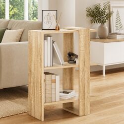 Bookshelf Sonoma Oak 52 x 25 x 71.5 cm Freestanding Storage Display Shelves
