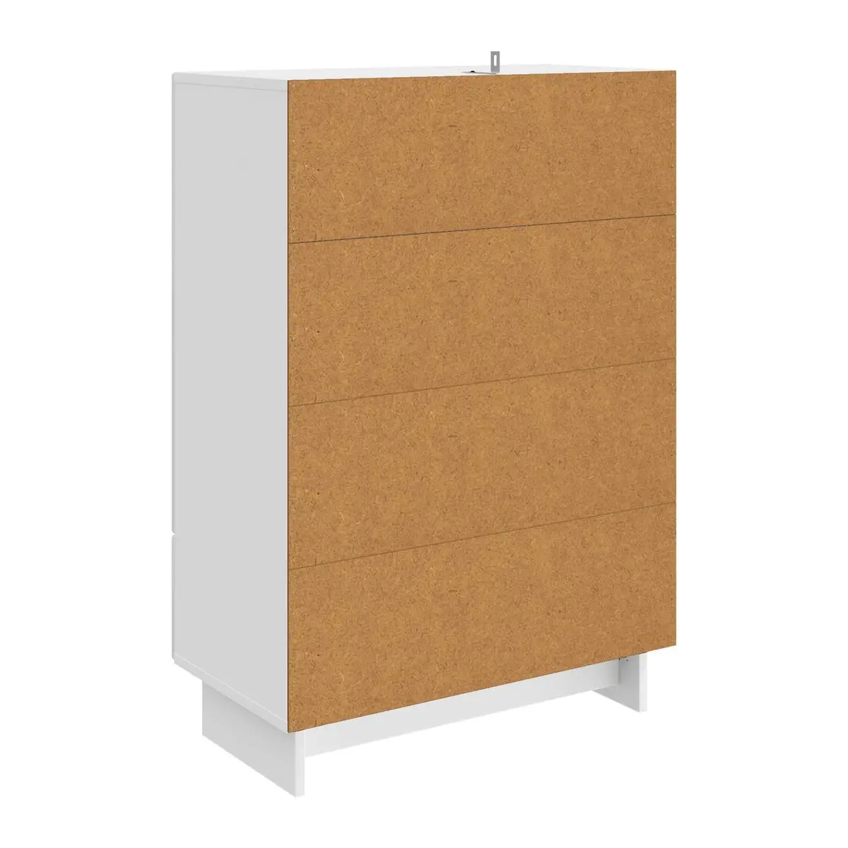 Sideboard Storage Cabinet with Drawers and Doors Engineered Wood White
