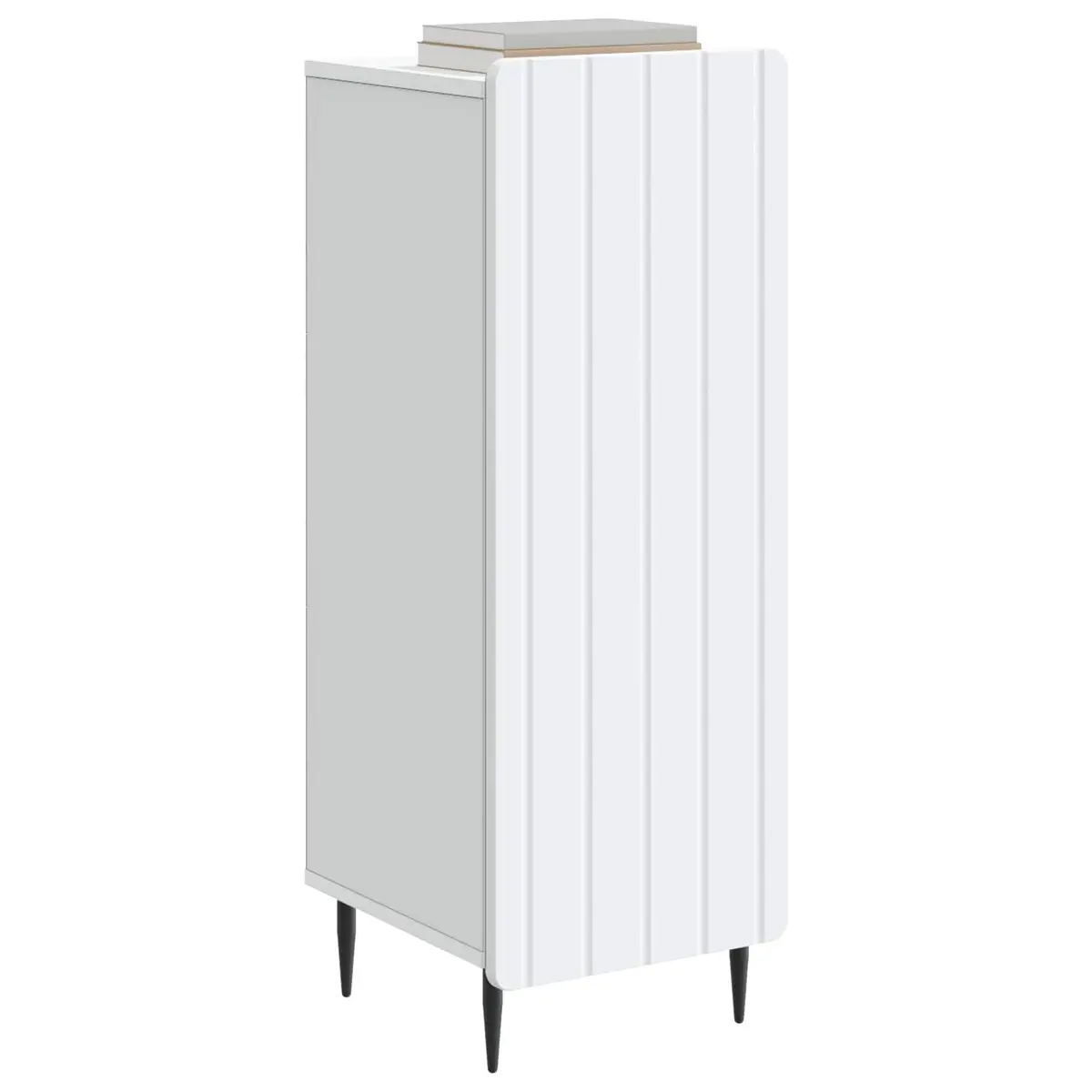 Sideboard Modern Storage Cabinet Engineered Wood White 34.5x33x92cm