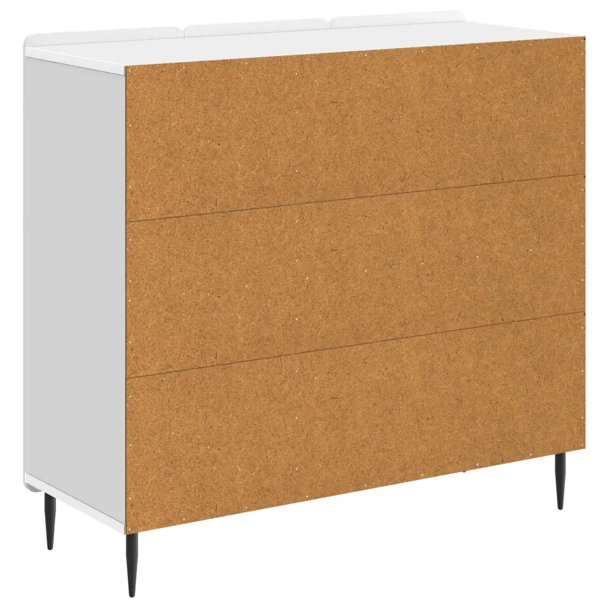 Sideboard Modern Storage Cabinet Engineered Wood 89x34.5x82cm White