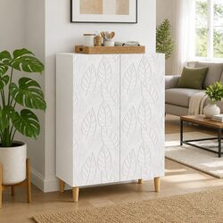 White Sideboard Cabinet Storage Unit Living Room Dining Furniture Buffet Dresser