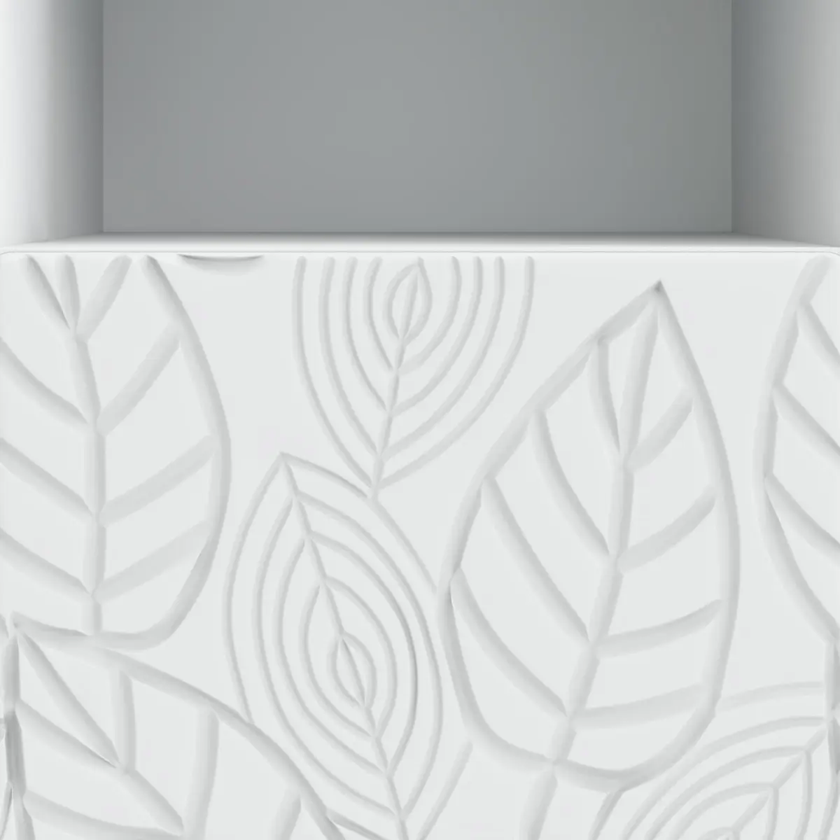 TV Cabinet Modern Storage Unit 102cm White Engineered Wood with Eucalyptus Legs