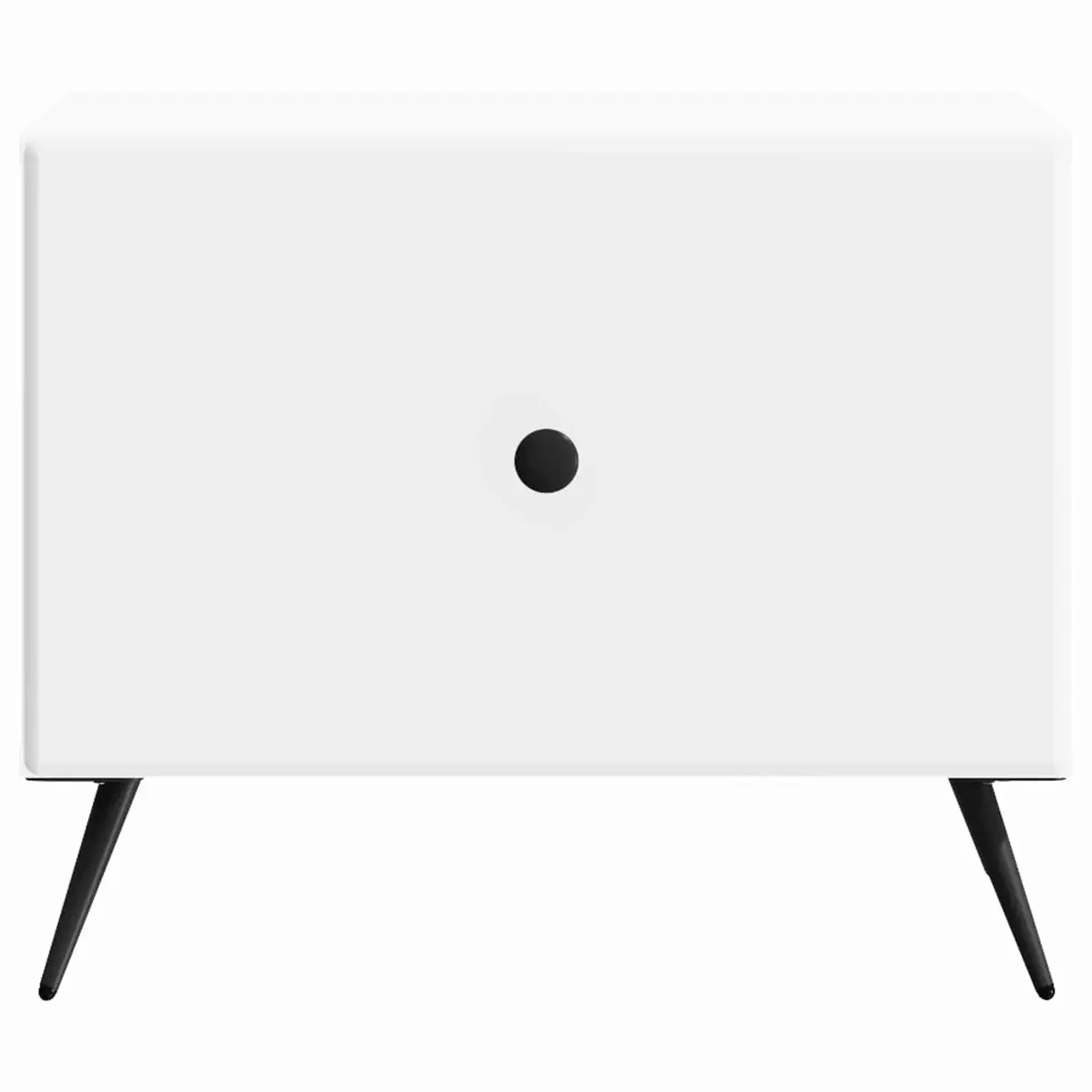 Coffee Table with Drawer White Rectangular Living Room Storage Furniture