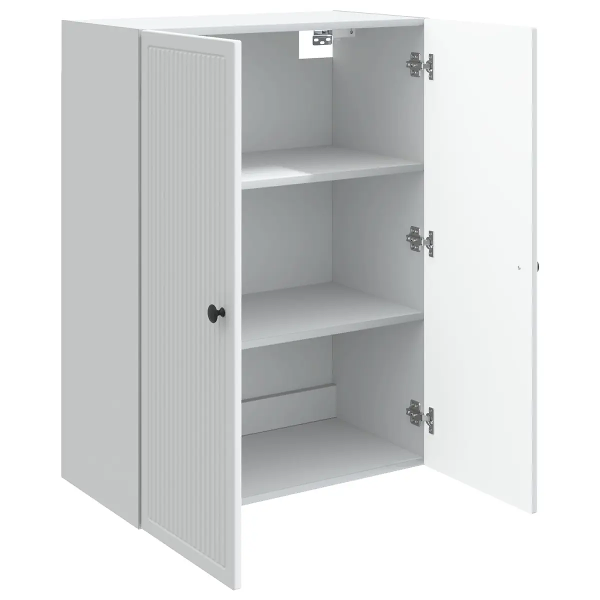 Wall-Mounted Storage Cabinet Vintage Engineered Wood White