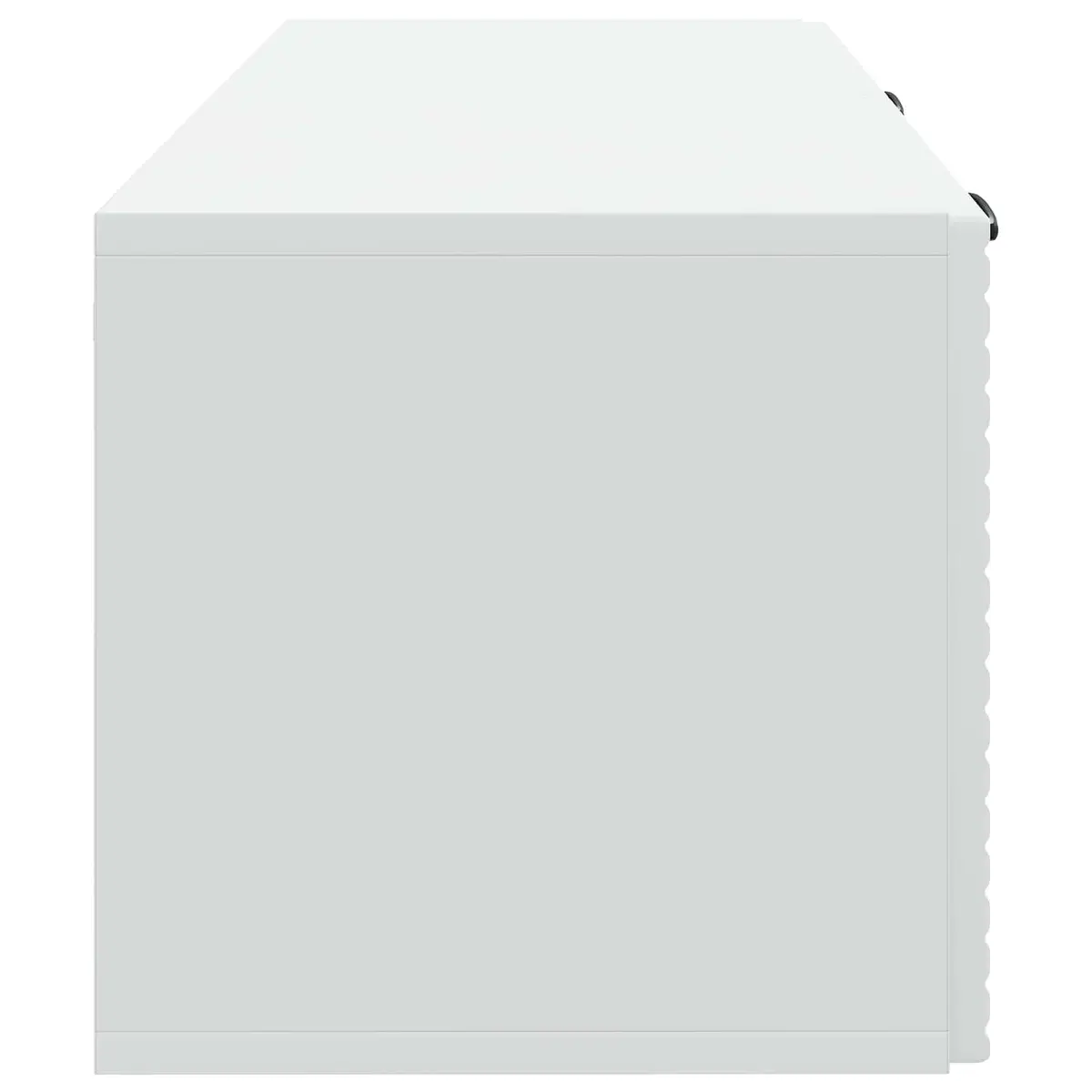 Wall-Mounted TV Cabinet White Modern Storage Unit 78.5 x 31 x 30cm