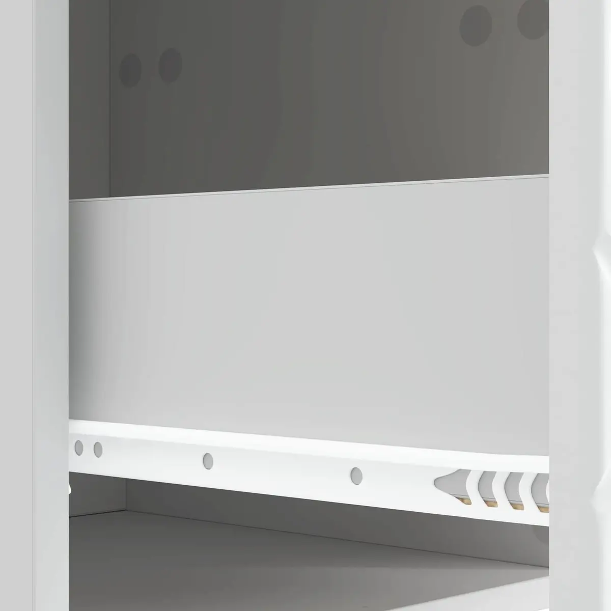Wall-Mounted Side Table White Bedside Nightstand Modern Compact Storage Drawer