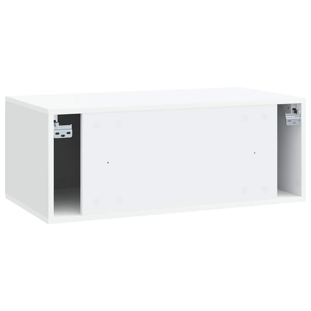 Wall-Mounted TV Cabinet Engineered Wood 78.5 x 41 x 30 cm White Storage Unit
