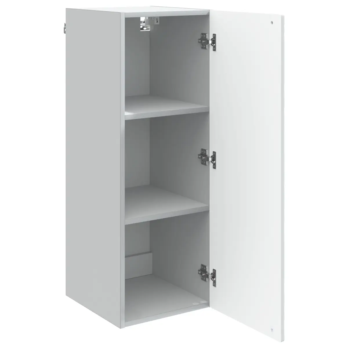Wall-Mounted Storage Cabinet Engineered Wood 33 x 34.5 x 90 cm White