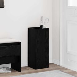 Umbrella Stand Black Modern Design Engineered Wood Hallway Entryway Storage Rack