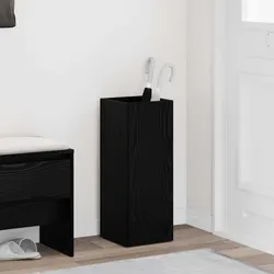 Umbrella Stand Black Modern Design Engineered Wood Hallway Entryway Storage Rack