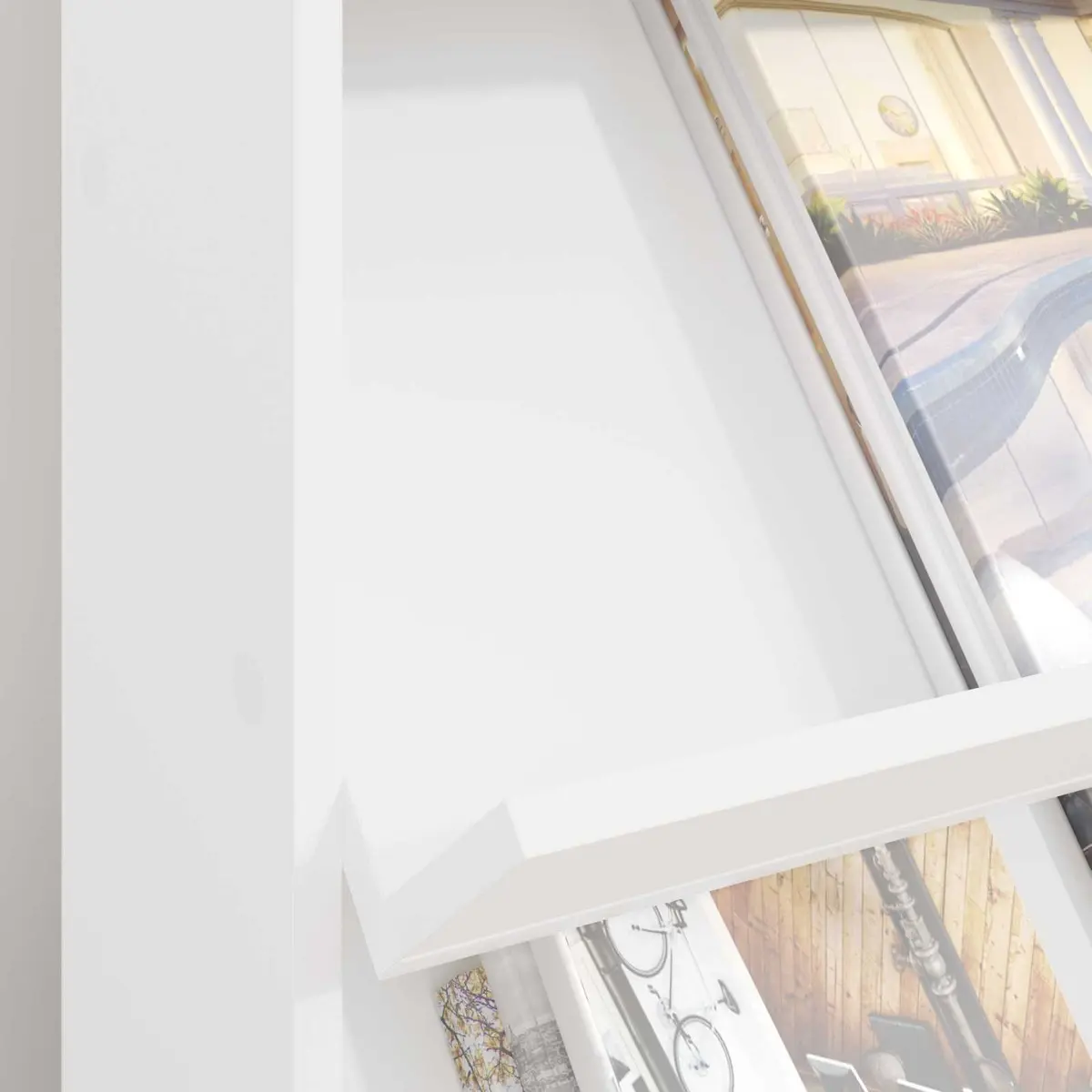 Magazine Rack White Freestanding Storage Organizer for Living Room Office Bedroom