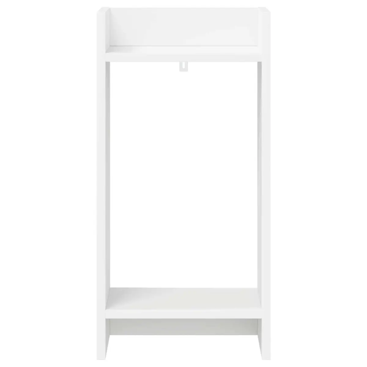 Plant Stand Open Frame Construction 30x30x60cm White Engineered Wood 2 Pcs