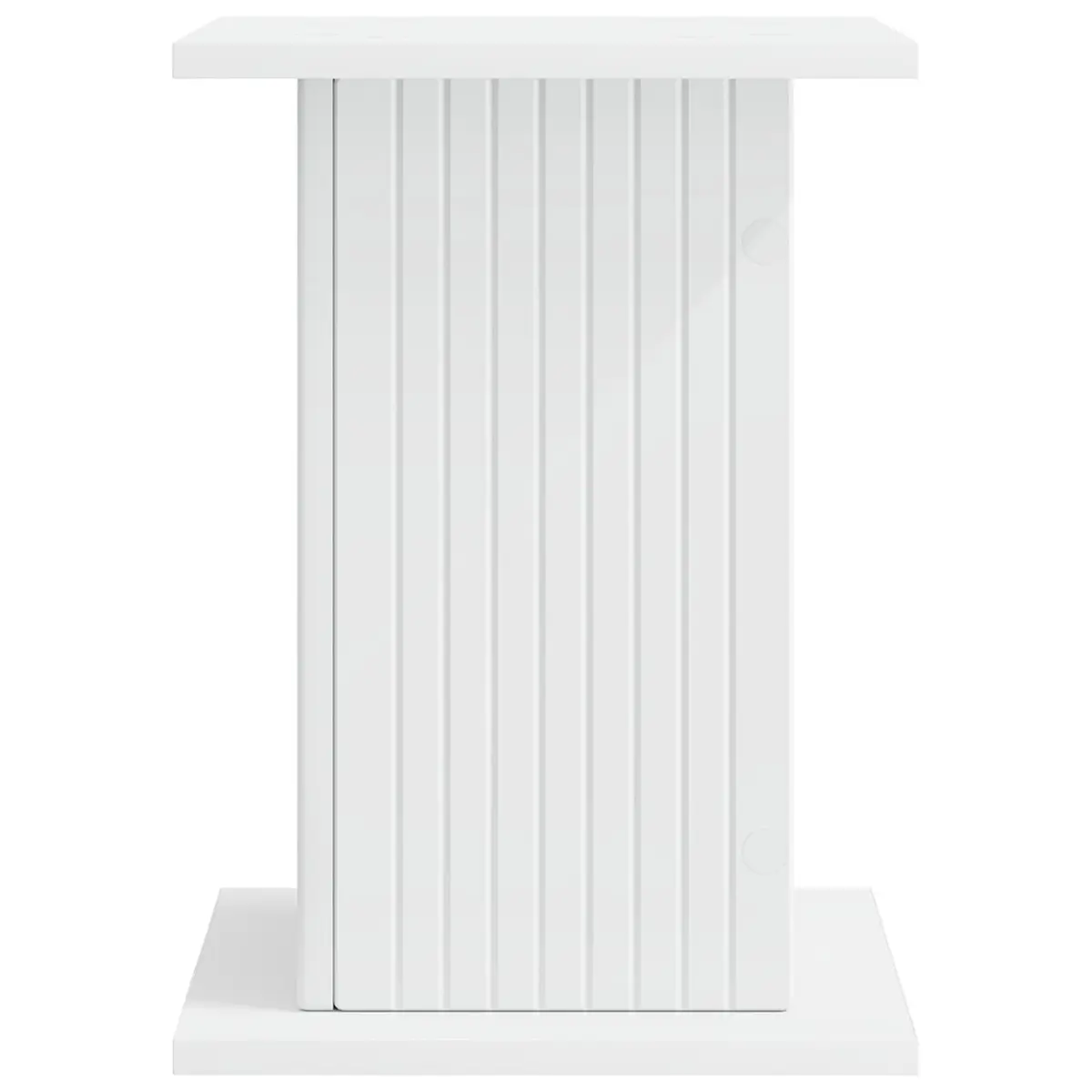 Plant Stand Modern Indoor Display Riser 30.5cm White 2 Pieces