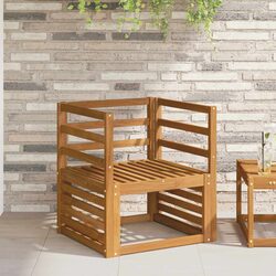 Armrests 2 pcs Brown 59 x 4 x 73 cm Engineered Wood Outdoor Sofa Furniture