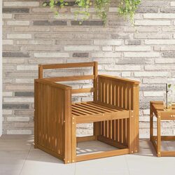 Armrests 2 pcs Brown 60 x 6 x 61 cm Outdoor Garden Patio Seating Furniture
