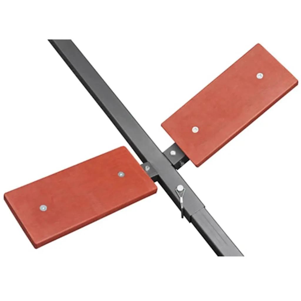 Boat Trailer Adjustable Frame 160 kg Capacity for Small Vessels with Pneumatic Tyres