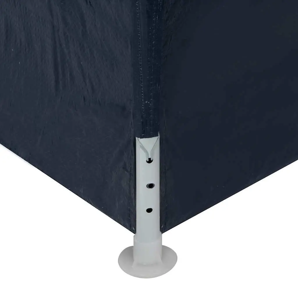 Party Tent Outdoor Canopy 3x6 m Blue with Side Panels and Door