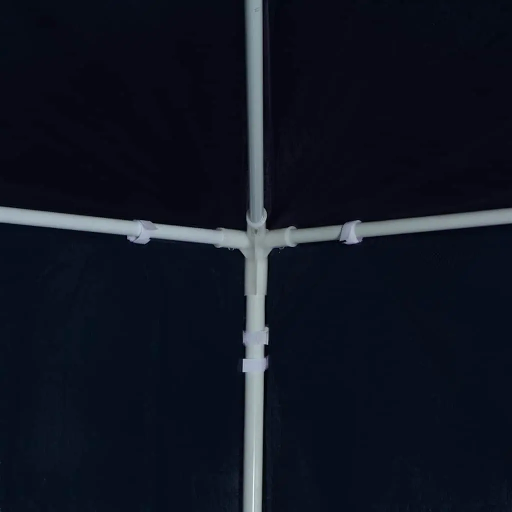 Party Tent Outdoor Canopy 3x6 m Blue with Side Panels and Door
