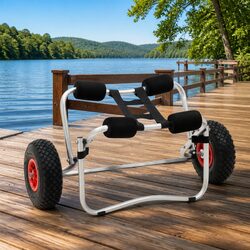Kayak Trolley Cart Canoe Dolly Beach Portable Lightweight Aluminum Transport