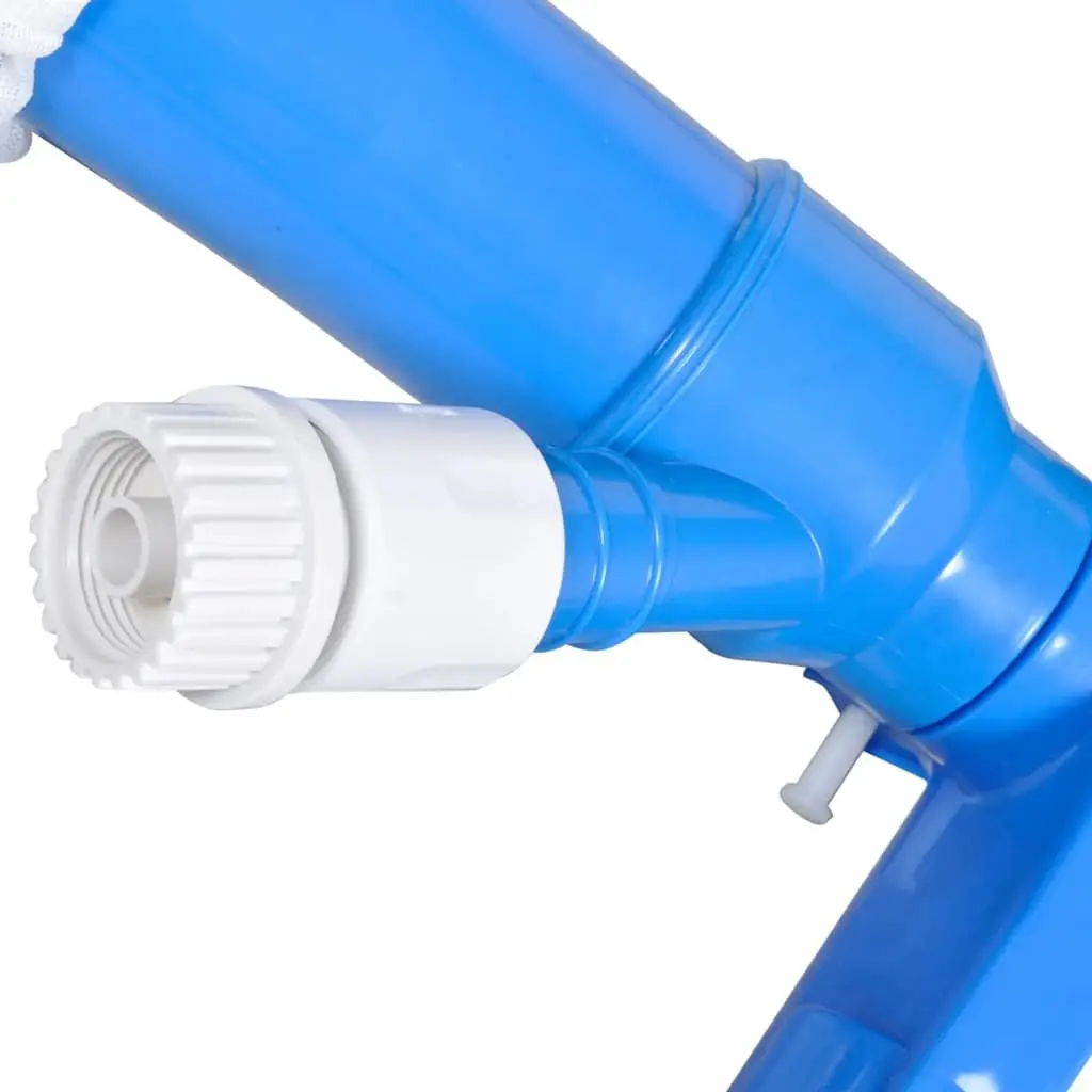 Pool Vacuum Cleaner Adjustable Pole Garden Hose Connection for Water Debris Removal