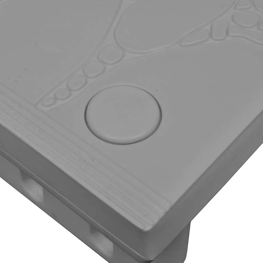 Spa Steps Non-Skid Surface Lightweight Grey Accessory for Hot Tub