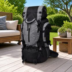 75L XXL Hiking Backpack Large Capacity Outdoor Camping Trekking Travel Rucksack