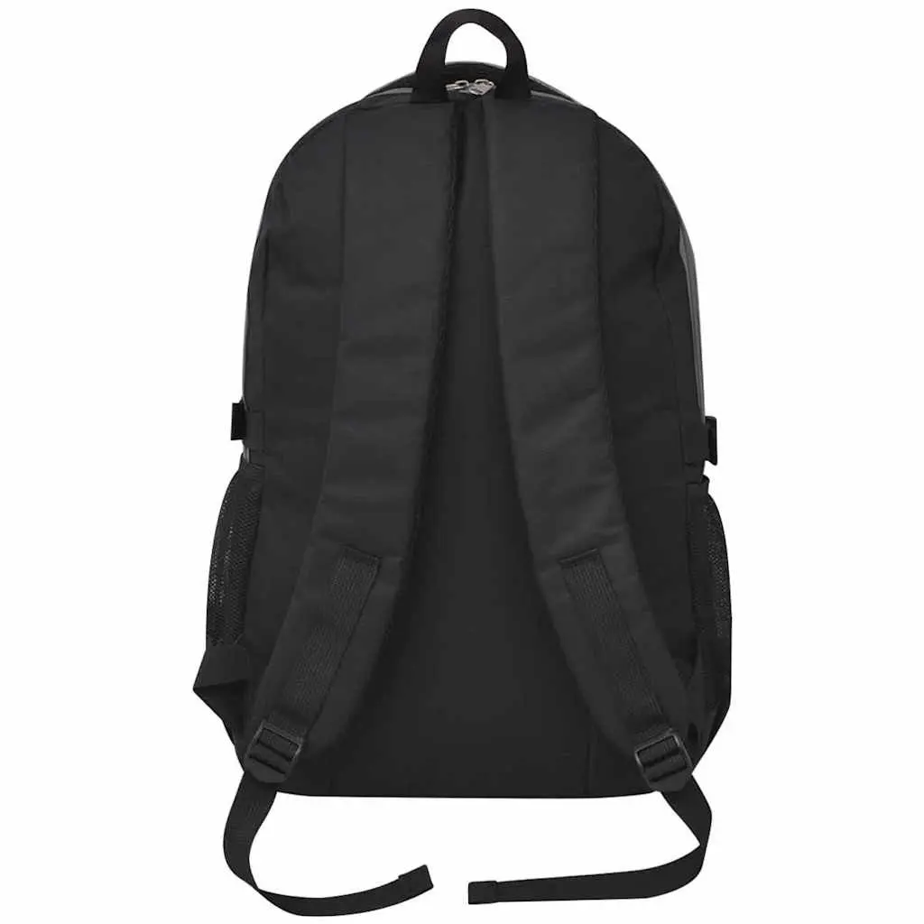 Backpack Large Capacity 40L Grey with Shoulder Straps and Multiple Compartments