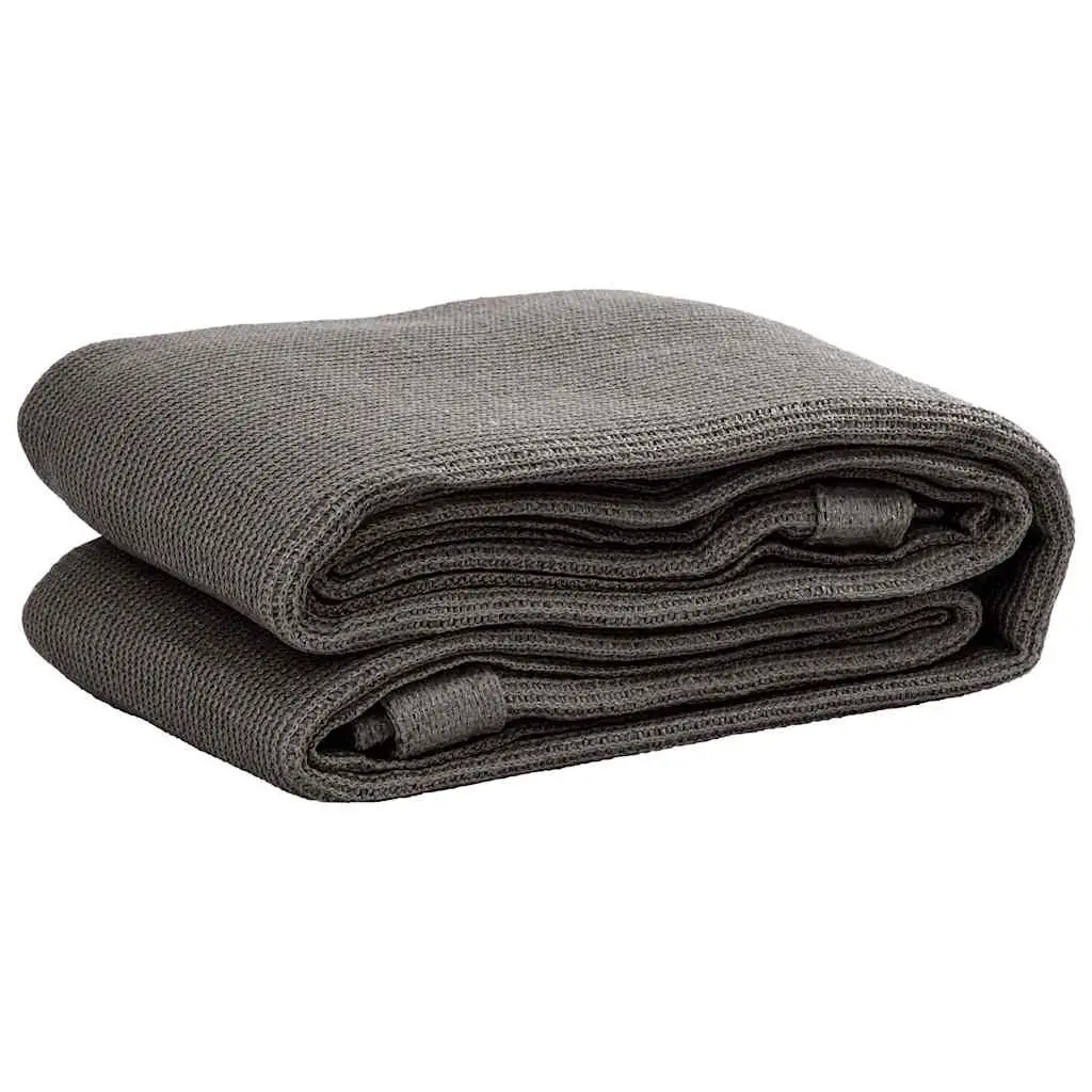 Tent Carpet Water Resistant 250x400 cm Anthracite High Density Polyethylene