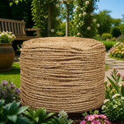 Natural Jute Rope 6mm 500m Brown Coil Garden Agriculture Twine Decking Handrail