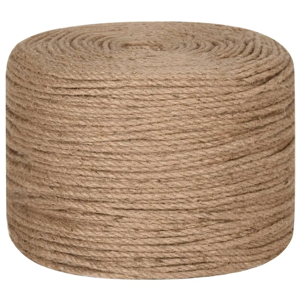 Natural Jute Rope 8mm 500m Brown Garden Decking Handrail Plant Support Hardware
