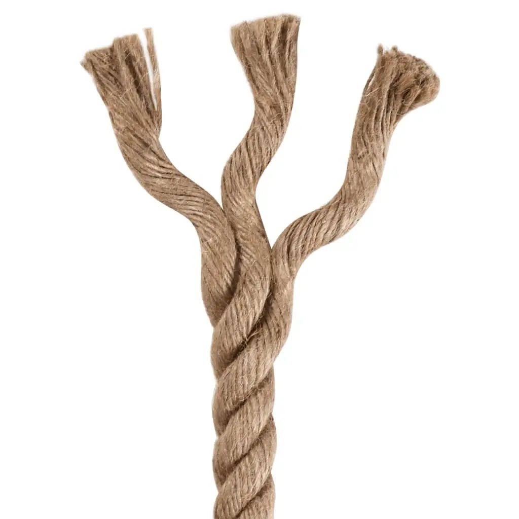 Natural Jute Rope 8mm 500m Brown Garden Decking Handrail Plant Support Hardware