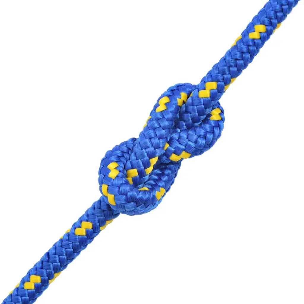 Marine Rope Polypropylene 12mm 50m Blue Floating Sailing Boating Yacht Rigging
