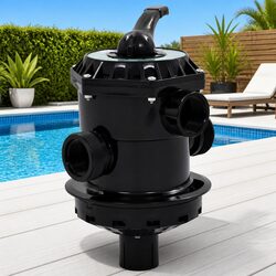 Multiport Valve for Sand Filter 1.5" 6-way Lever Action Pool Filter Replacement