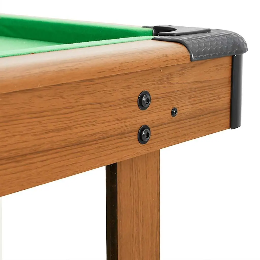4 Feet Billiard Table Pool Game Room Indoor Brown 122x61x76cm with Accessories