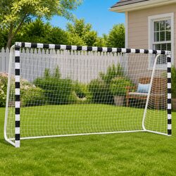 Soccer Goal 300x160x90 cm Football Training Net Game Play Adults Kids Backyard