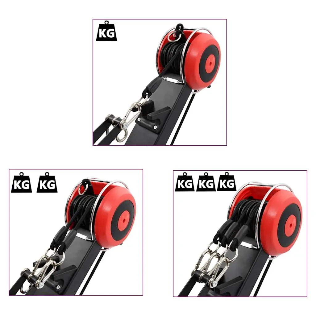 Folding Rowing Machine Adjustable Resistance Home Gym Cardio Exercise Equipment