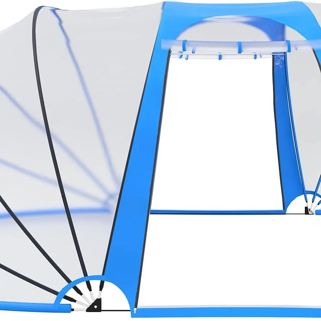 Pool Dome Shelter Cover 530x410x210cm Blue UV Protection Canopy Accessory