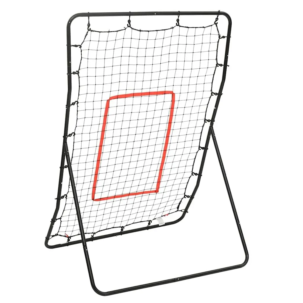 Softball Rebounder Steel Frame PE Net 88x79x137cm Black