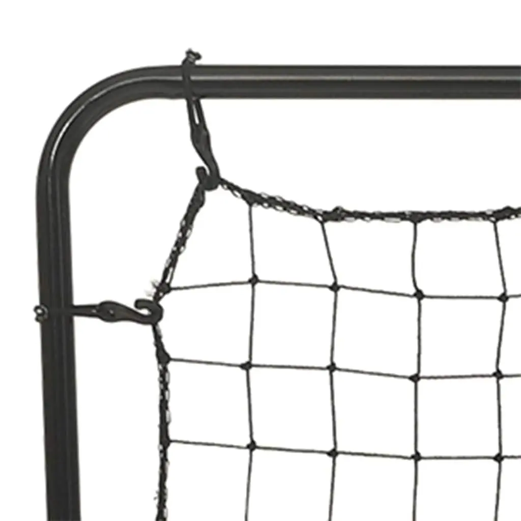 Softball Rebounder Steel Frame PE Net 88x79x137cm Black