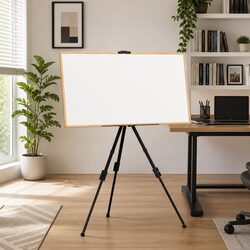 Metal Adjustable Display Easel with Non-Slip Feet for Art Presentations Trade