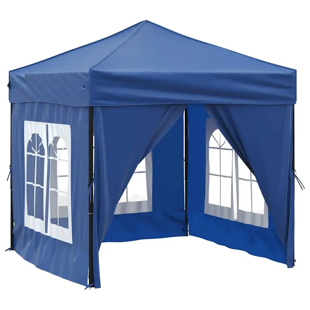 Folding Party Tent Blue 2x2m Outdoor Canopy Gazebo